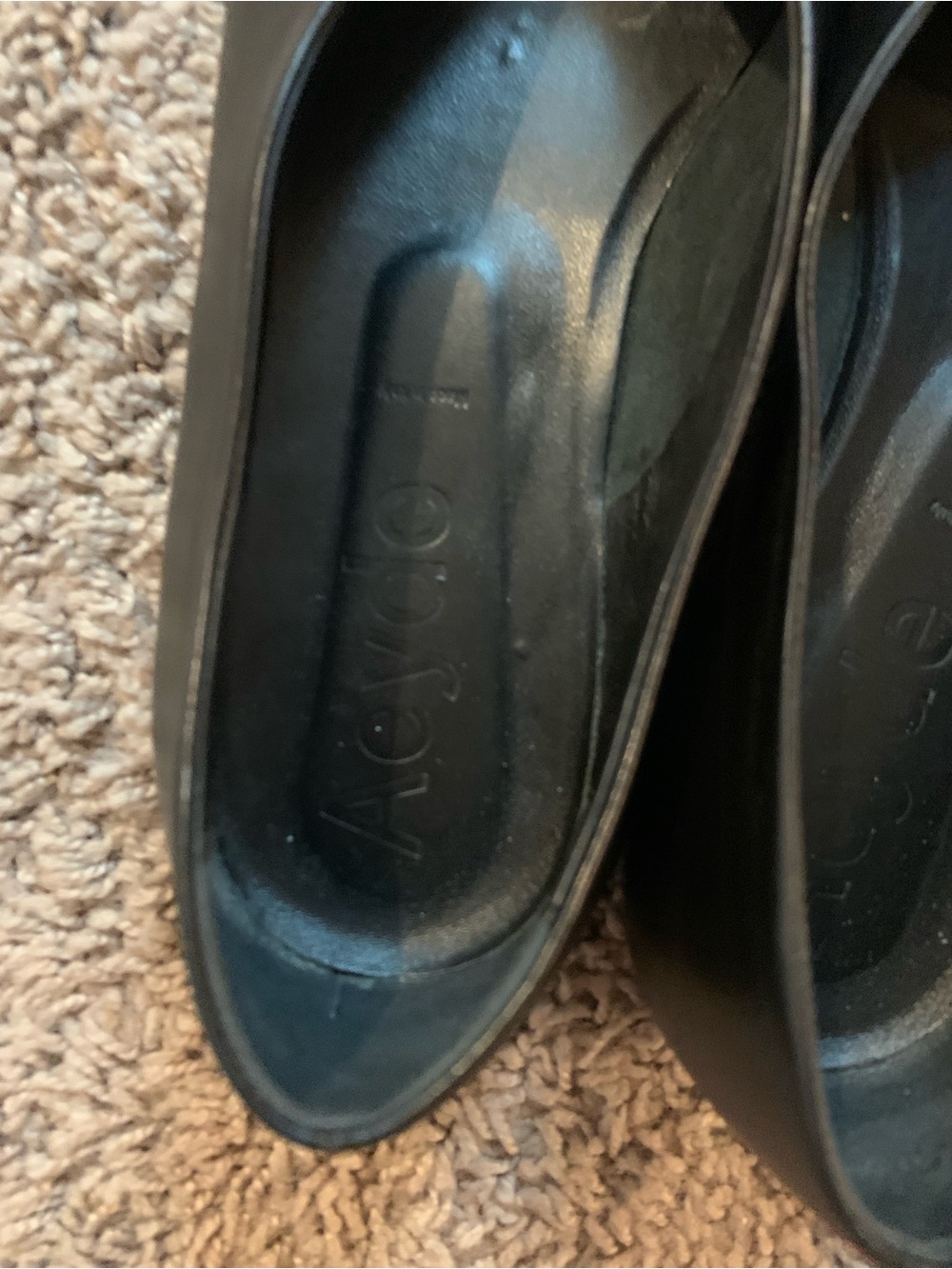 Aeyde Moa point toe flat Black Leather - Picture 8 of 12